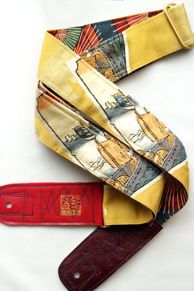 Singing Crane - Beautiful guitar strap - Kanaria-um (SC18193) 