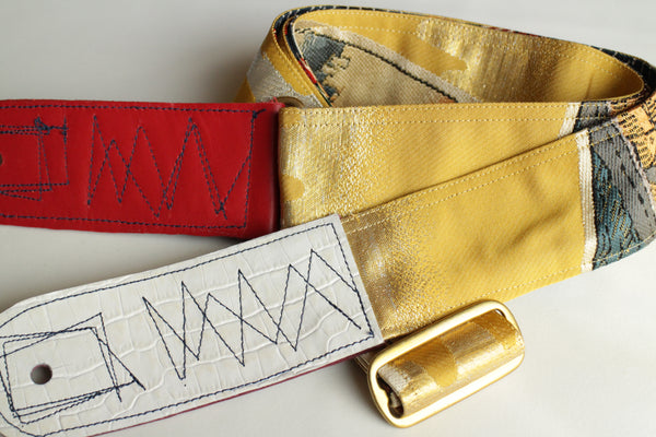 Singing Crane - Beautiful guitar strap - Kanaria-um (SC18193) 