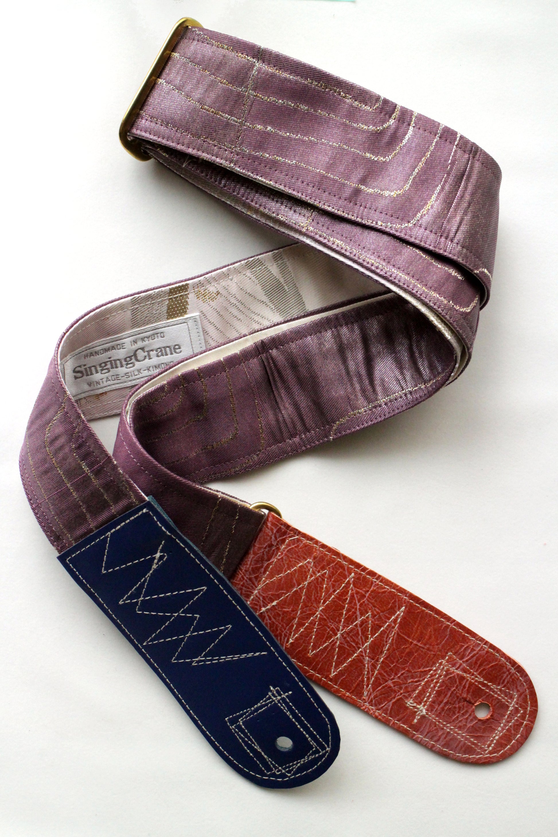 Singing Crane - Beautiful guitar strap - Botannezu-ps (SC18201) 
