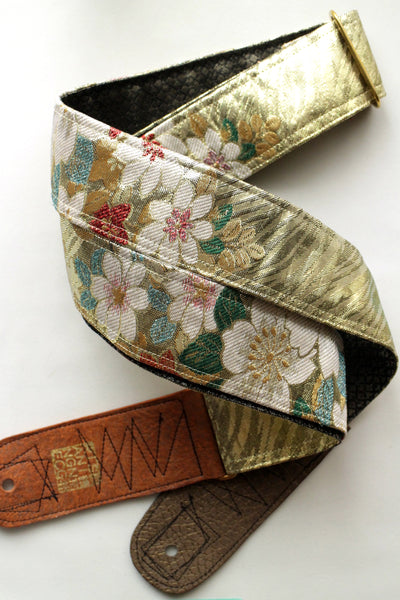 Singing Crane - Beautiful guitar strap - Ruri-bk (SC18212) 