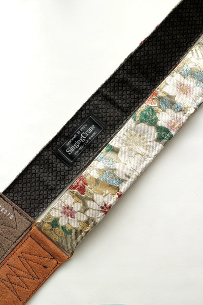 Singing Crane - Beautiful guitar strap - Ruri-bk (SC18212) 