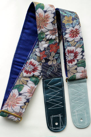 Singing Crane - Beautiful guitar strap - Ruri-bl (SC18213) 