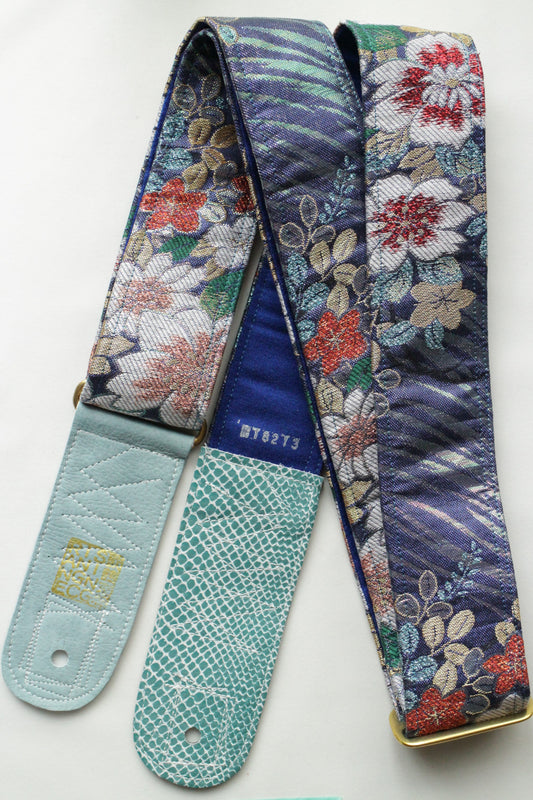 Singing Crane - Beautiful guitar strap - Ruri-bl (SC18213) 