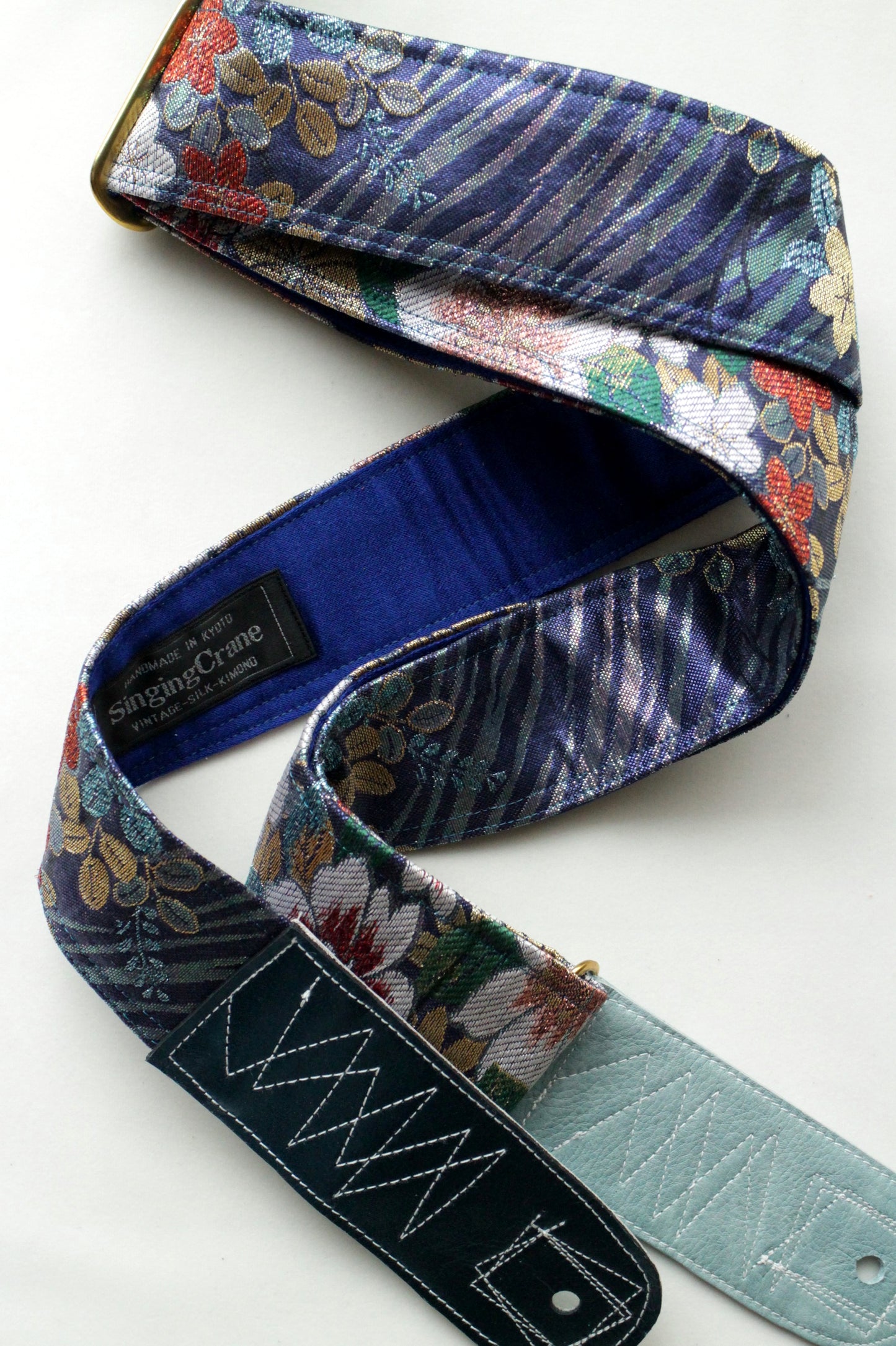 Singing Crane - Beautiful guitar strap - Ruri-bl (SC18213) 