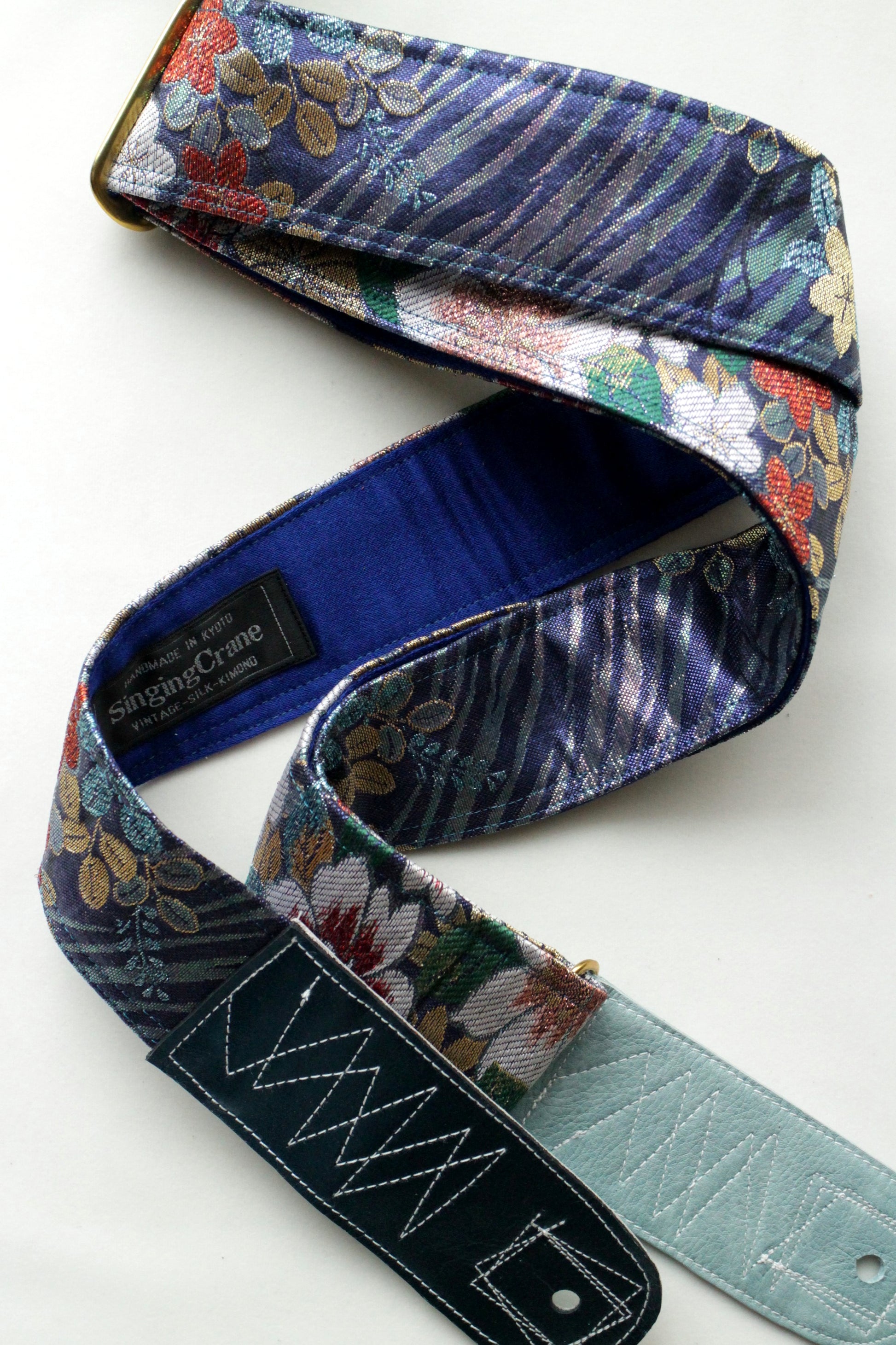 Singing Crane - Beautiful guitar strap - Ruri-bl (SC18213) 