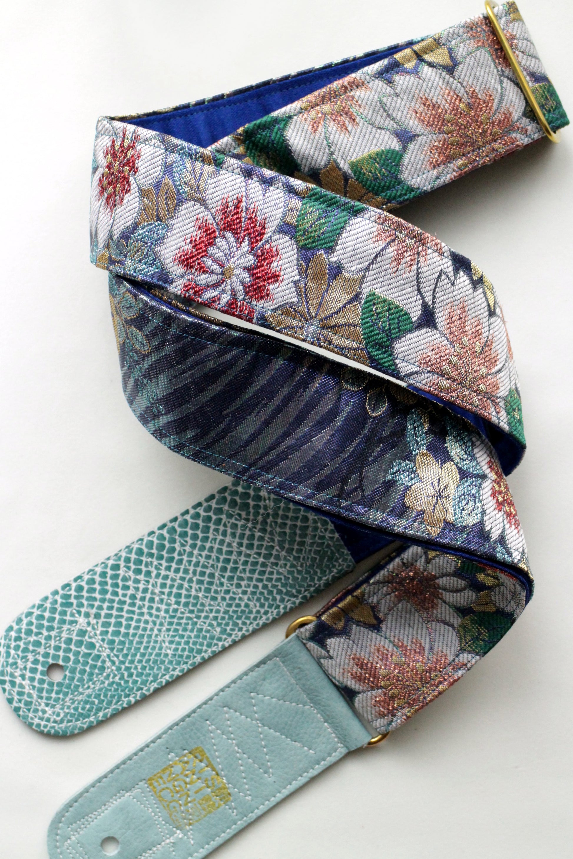 Singing Crane - Beautiful guitar strap - Ruri-bl (SC18213) 