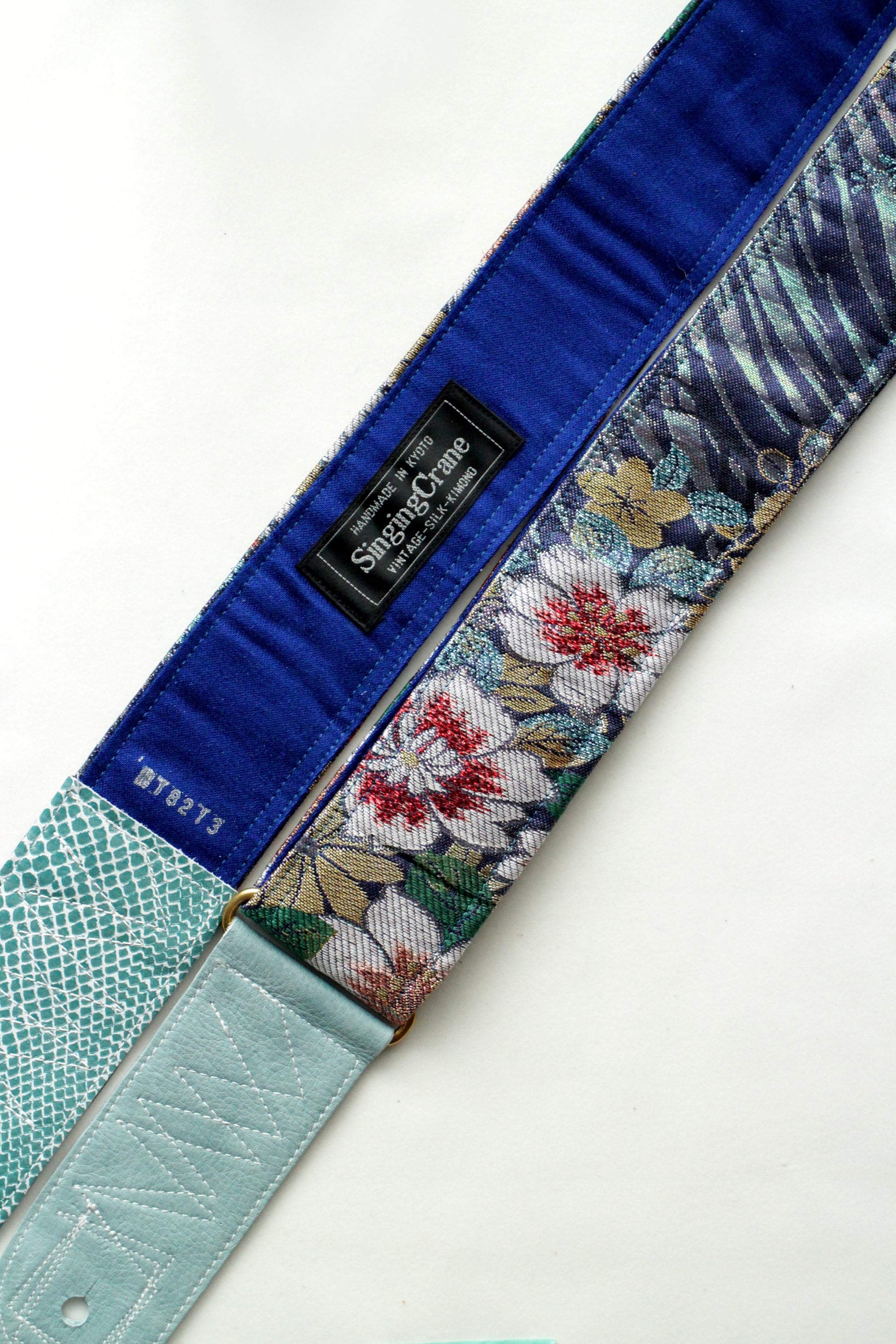 Singing Crane - Beautiful guitar strap - Ruri-bl (SC18213) 