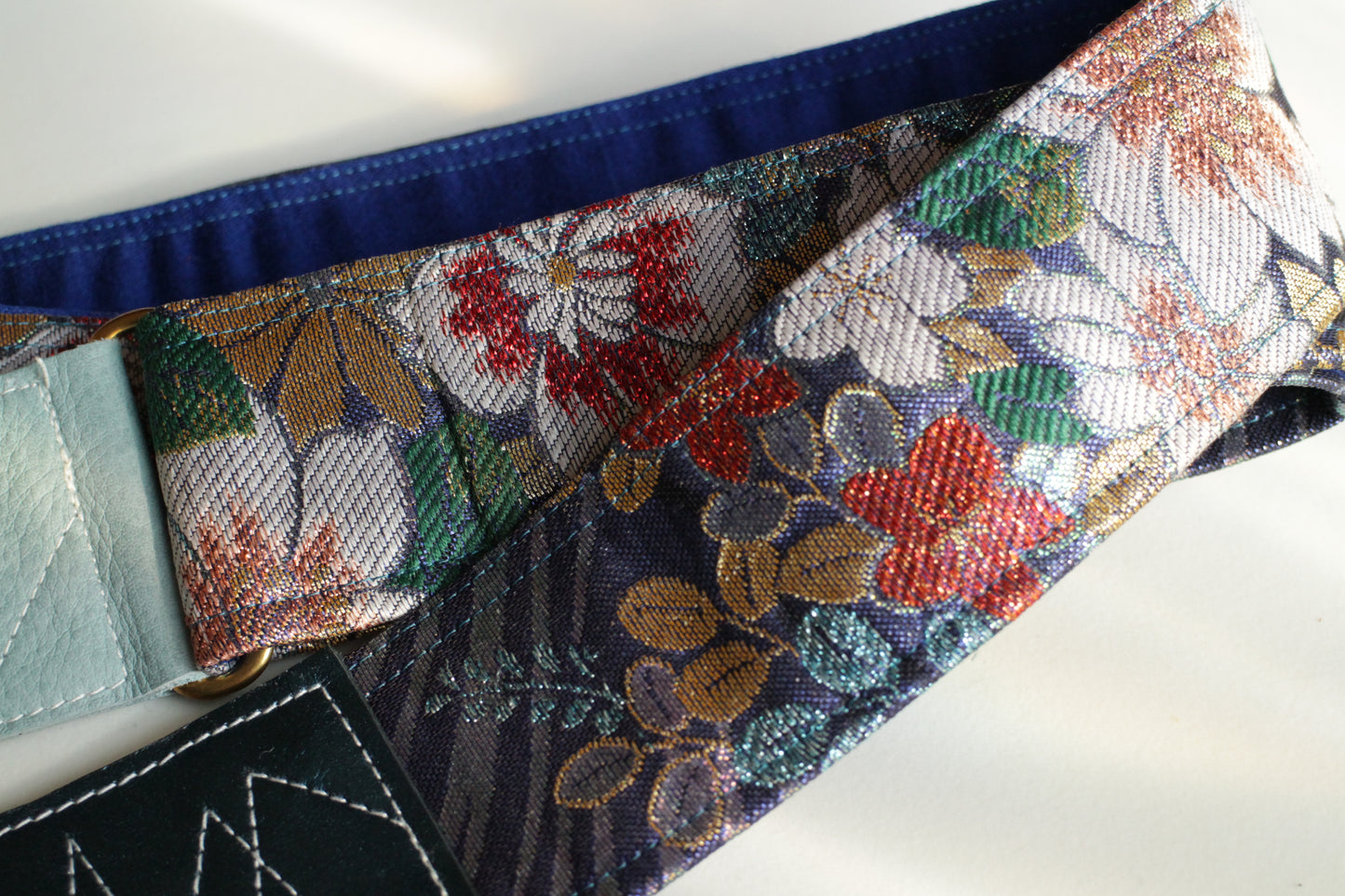 Singing Crane - Beautiful guitar strap - Ruri-bl (SC18213) 
