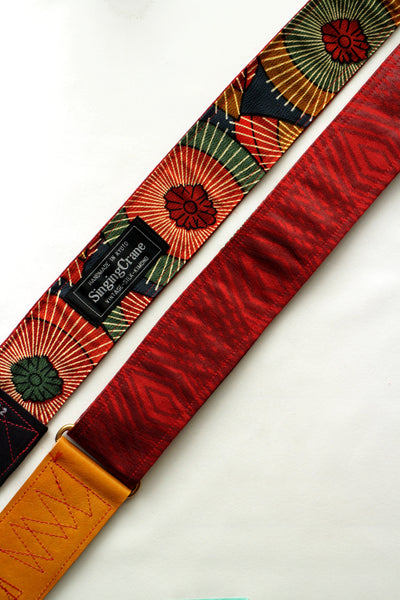 Singing Crane - Beautiful guitar strap - Shuan-um (SC18222) 