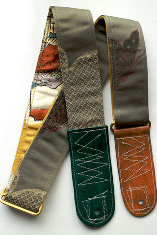 Singing Crane - Beautiful guitar strap - Baiko-yl (SC18252) 