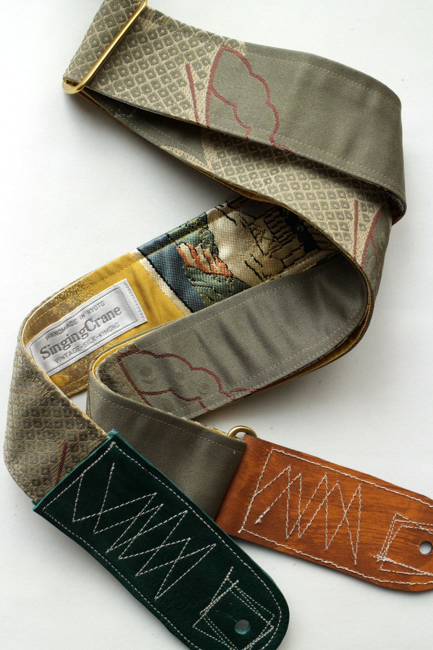 Singing Crane - Beautiful guitar strap - Baiko-yl (SC18252) 