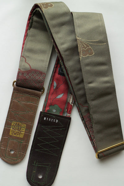 Singing Crane - Beautiful guitar strap - Baiko-rd (SC18253) 