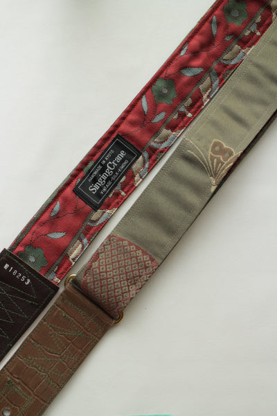 Singing Crane - Beautiful guitar strap - Baiko-rd (SC18253) 