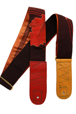 Singing Crane - Beautiful guitar strap - SC18262 