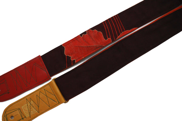 Singing Crane - Beautiful guitar strap - SC18262 