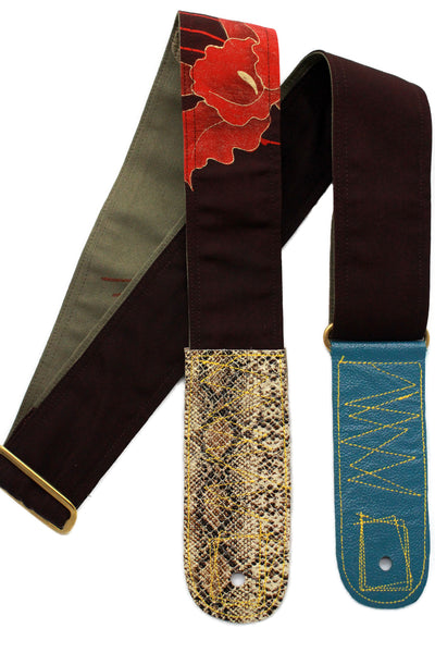 Singing Crane - Beautiful guitar strap - SC18263 