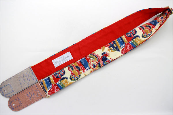 Singing Crane - Beautiful guitar strap - SC519232 
