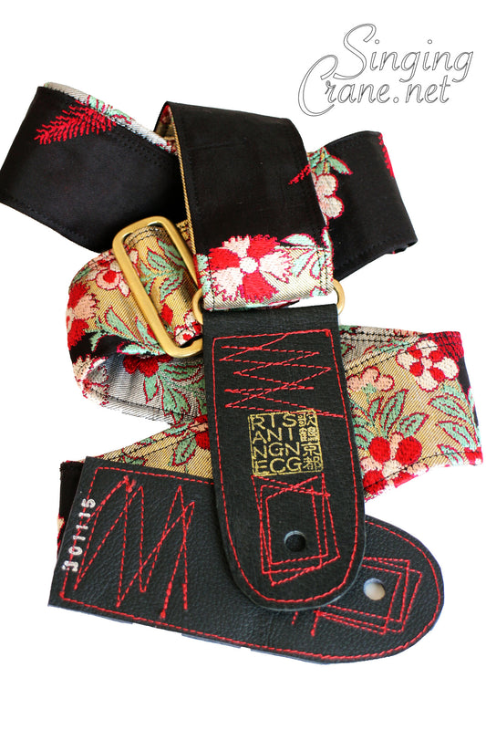 Singing Crane - Beautiful guitar strap - SC101115 : Roiro-original [only available on Reverb] 