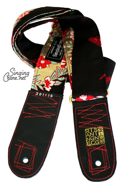Singing Crane - Beautiful guitar strap - SC101115 : Roiro-original [only available on Reverb] 