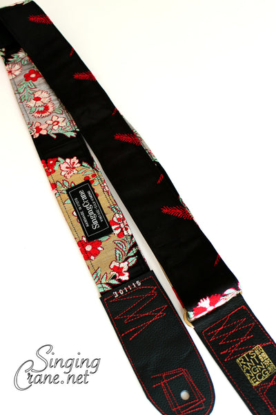 Singing Crane - Beautiful guitar strap - SC101115 : Roiro-original [only available on Reverb] 