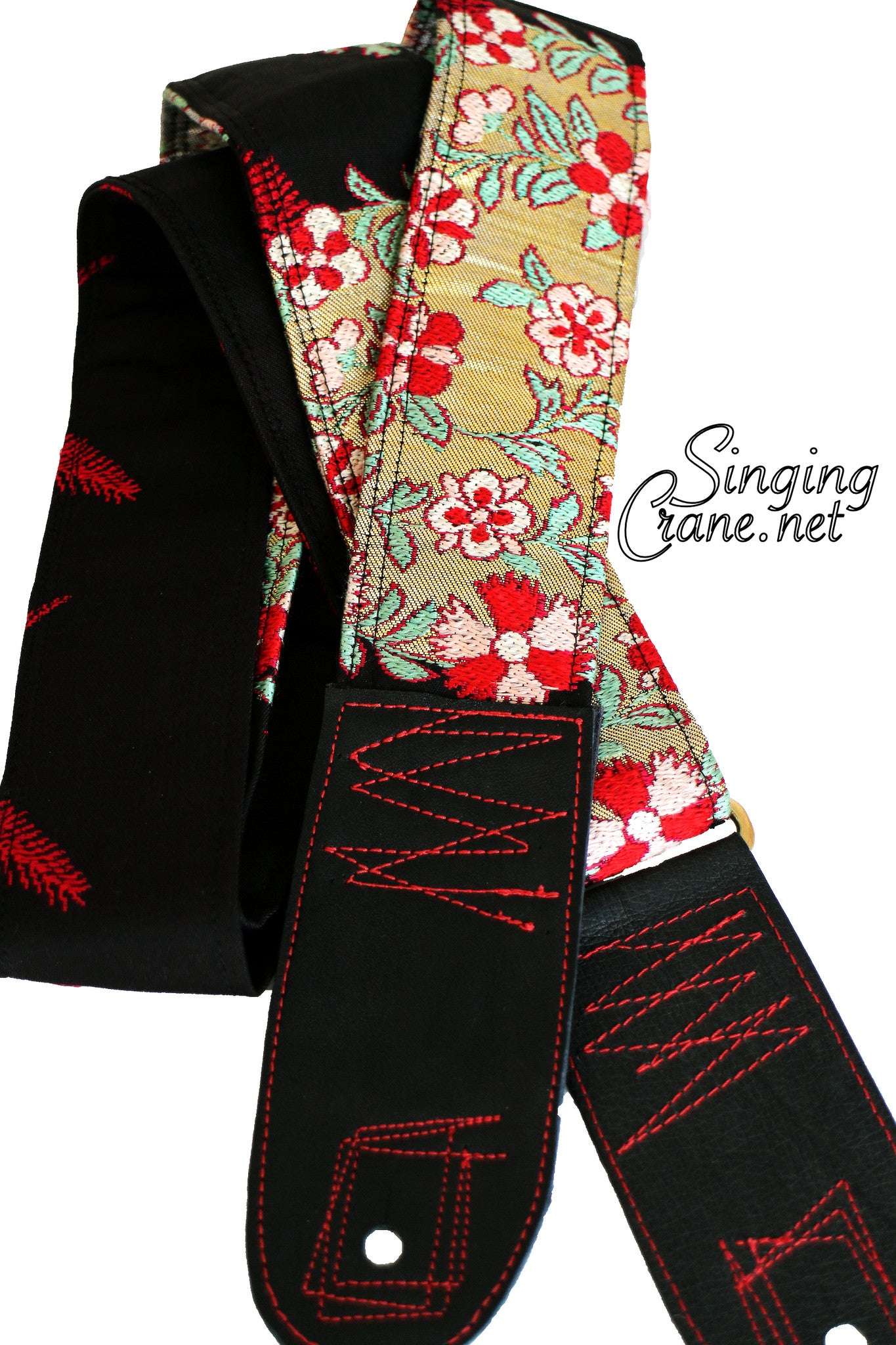 Singing Crane - Beautiful guitar strap - SC101115 : Roiro-original [only available on Reverb] 