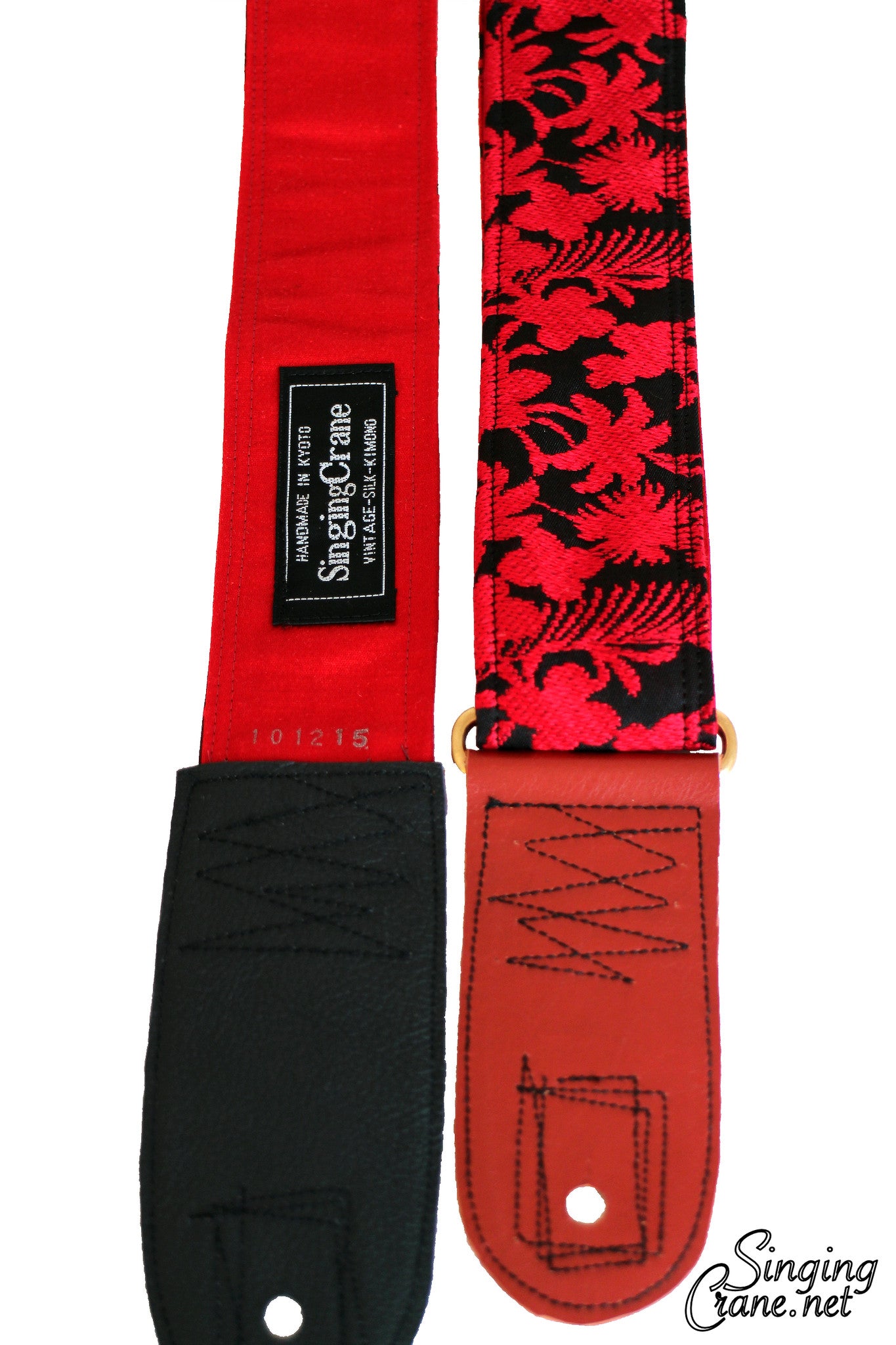 Singing Crane - Beautiful guitar strap - SC101215 : Roiro-red 