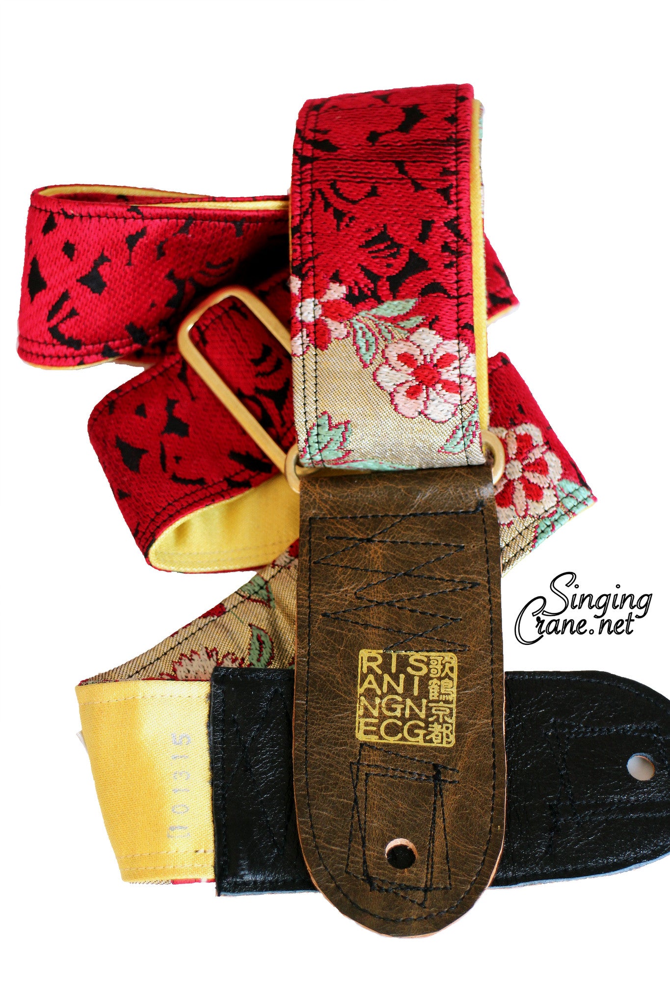 Singing Crane - Beautiful guitar strap - SC101315 : Roiro-yellow 