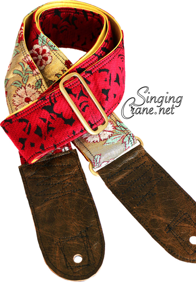 Singing Crane - Beautiful guitar strap - SC101315 : Roiro-yellow 