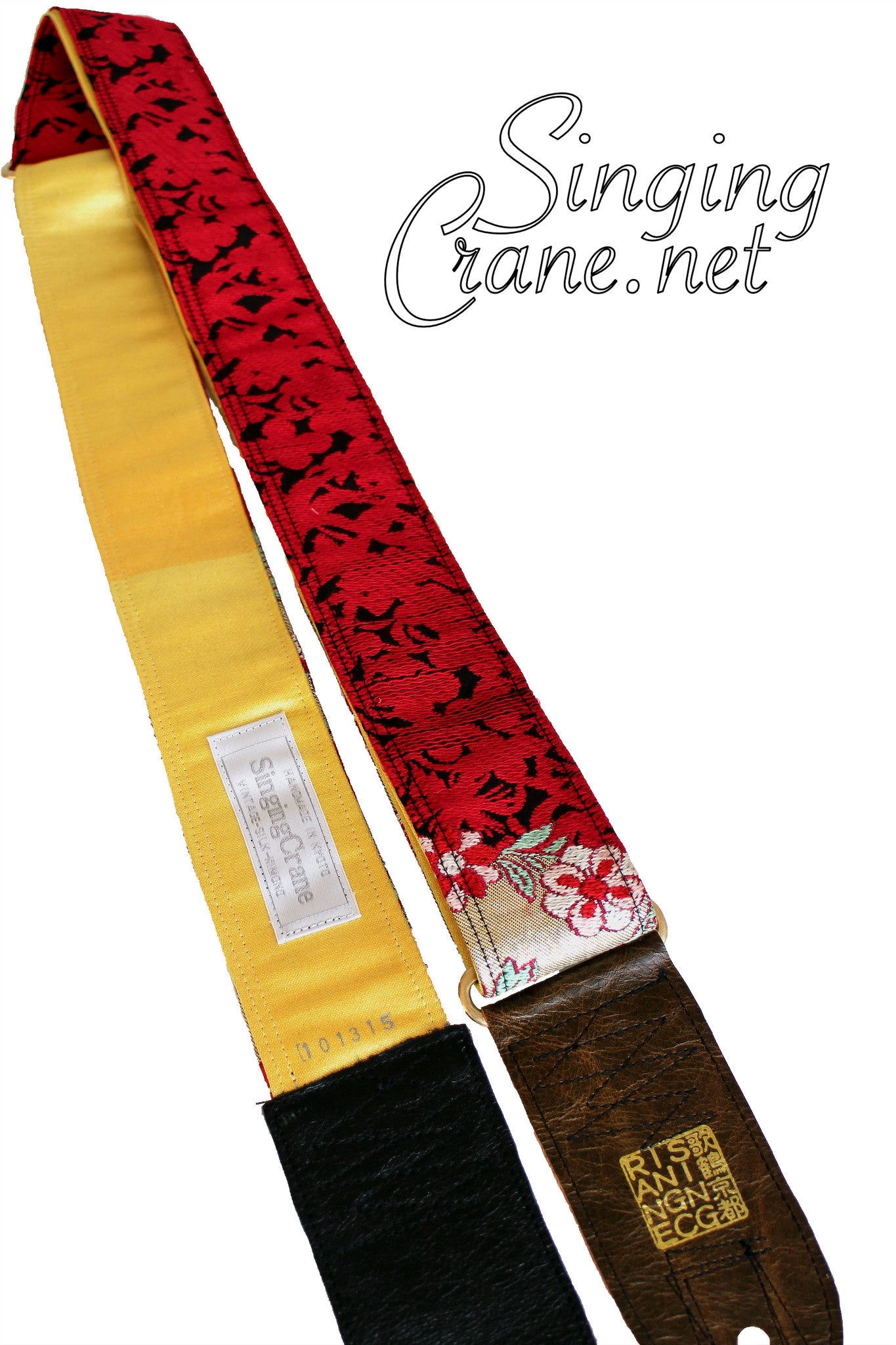 Singing Crane - Beautiful guitar strap - SC101315 : Roiro-yellow 