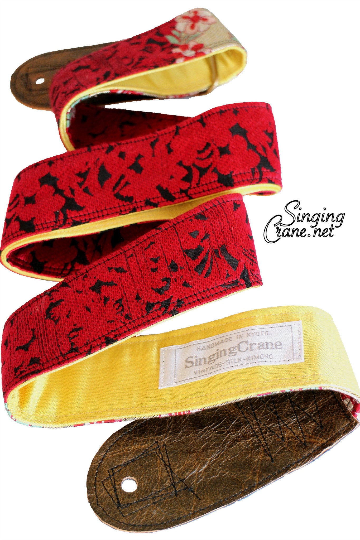 Singing Crane - Beautiful guitar strap - SC101315 : Roiro-yellow 