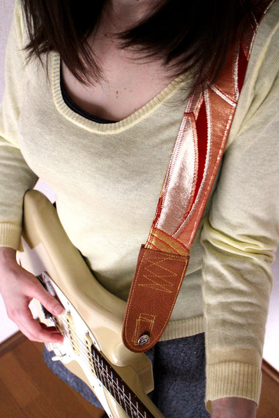 Singing Crane - Beautiful guitar strap - SC102115 : Beni-original 