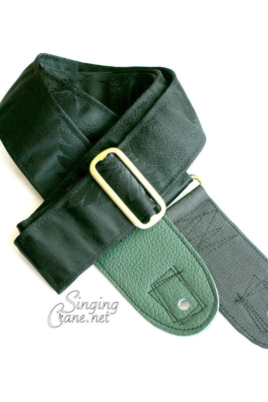 Singing Crane - Beautiful guitar strap - SC104115 : Shikkoku-original =SALE= 