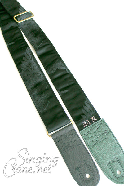 Singing Crane - Beautiful guitar strap - SC104115 : Shikkoku-original =SALE= 