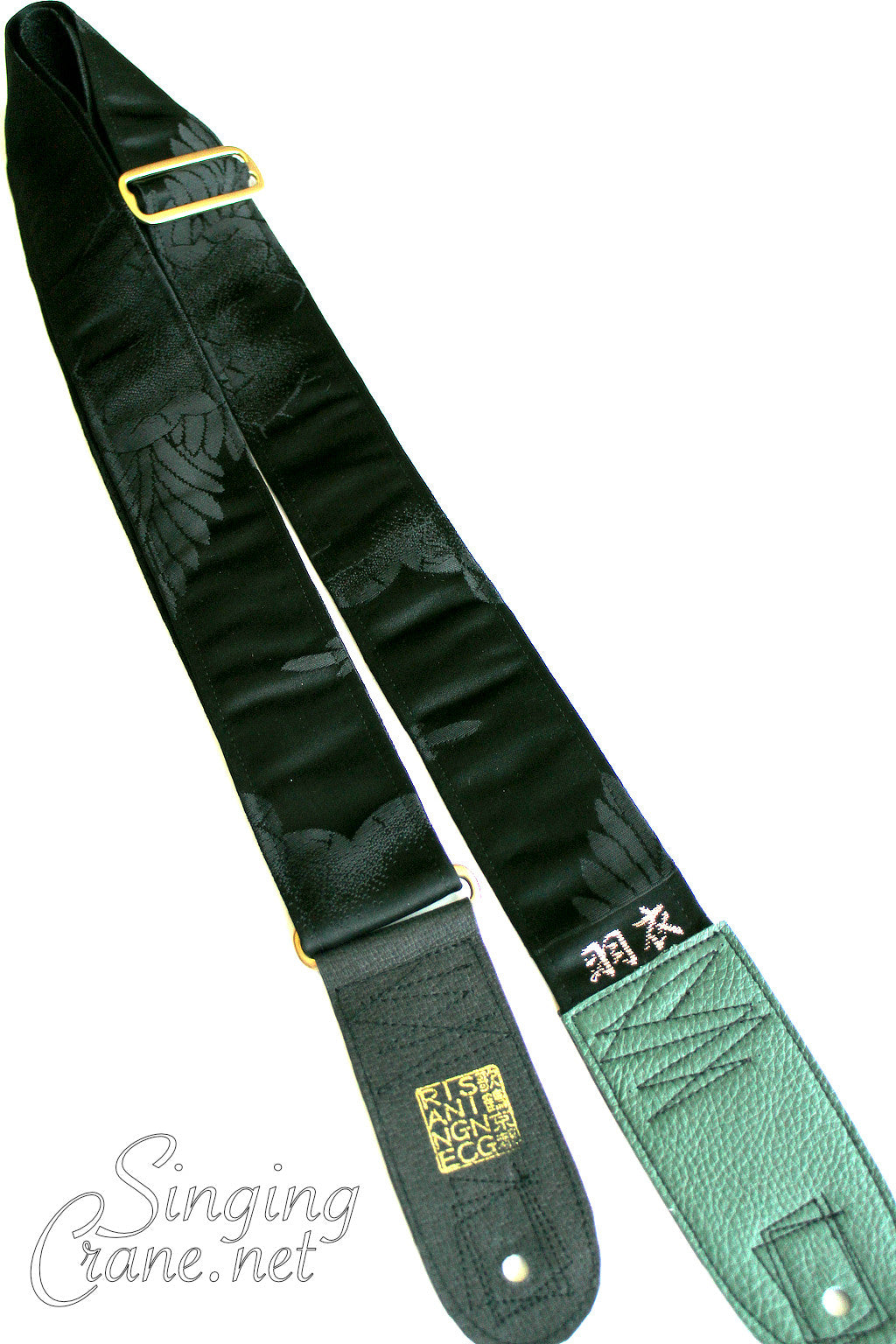 Singing Crane - Beautiful guitar strap - SC104115 : Shikkoku-original =SALE= 
