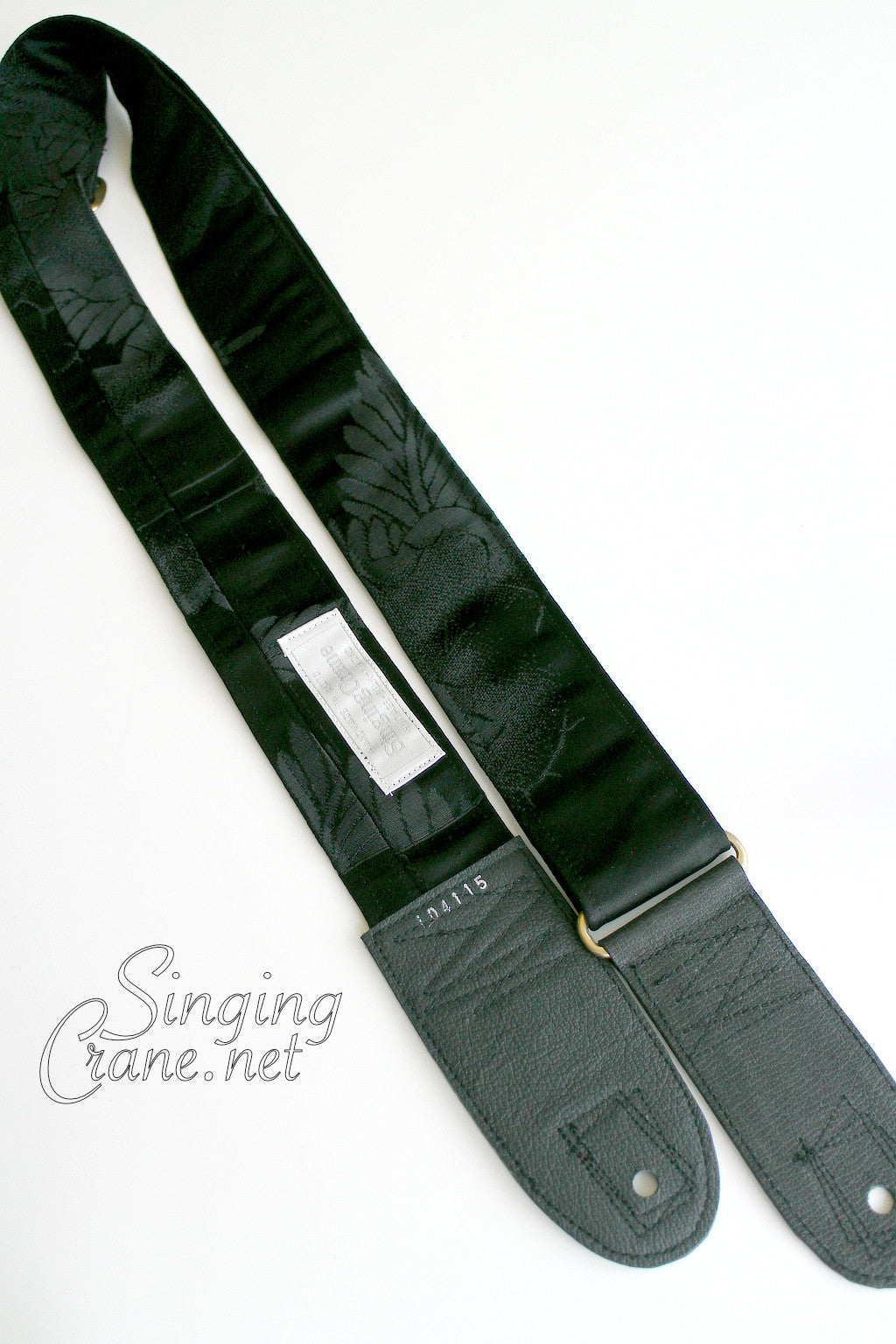 Singing Crane - Beautiful guitar strap - SC104115 : Shikkoku-original =SALE= 
