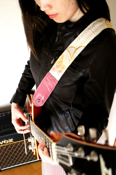 Singing Crane - Beautiful guitar strap - SC106115 : Unohana-original [only available on Reverb] 